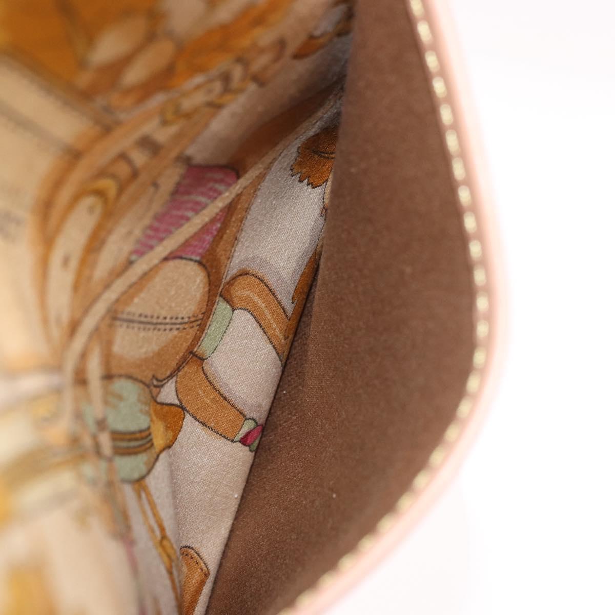 LOEWE Tote Bag Canvas Beige Brown Auth bs35631A