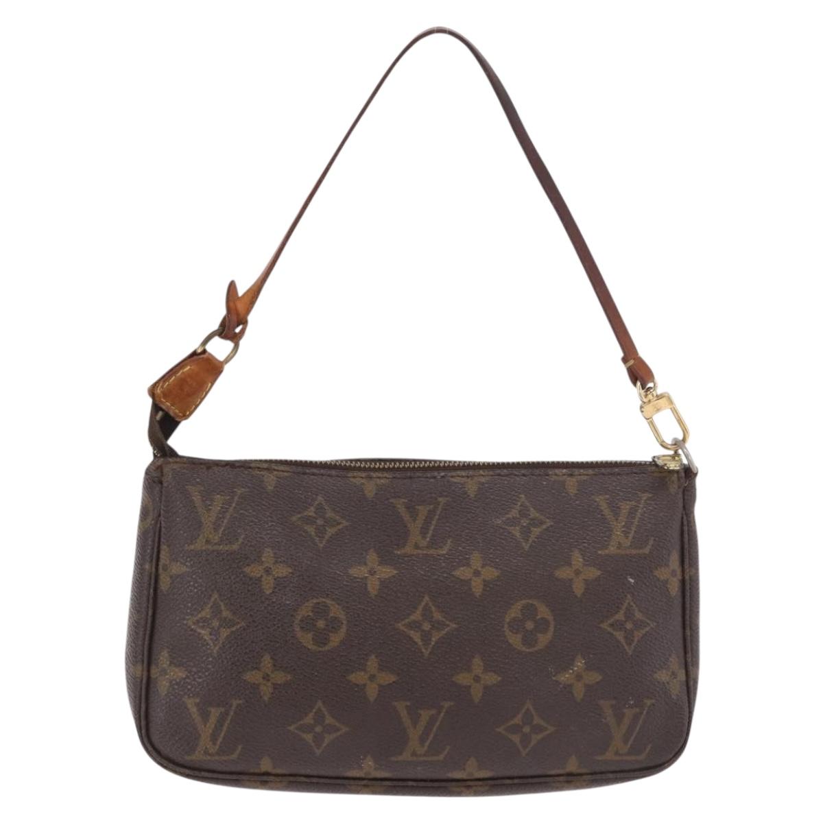 LOUIS VUITTON Monogram Pochette Accessoires Accessory Pouch M51980 Auth bs35636