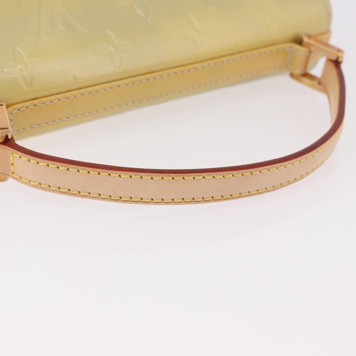 LOUIS VUITTON Monogram Vernis Spring Street Hand Bag Gris M91029 Auth bs35645A