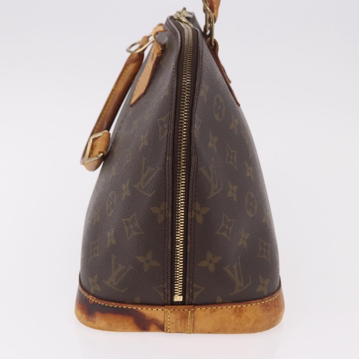 LOUIS VUITTON Monogram Alma Hand Bag M51130 LV Auth bs35648