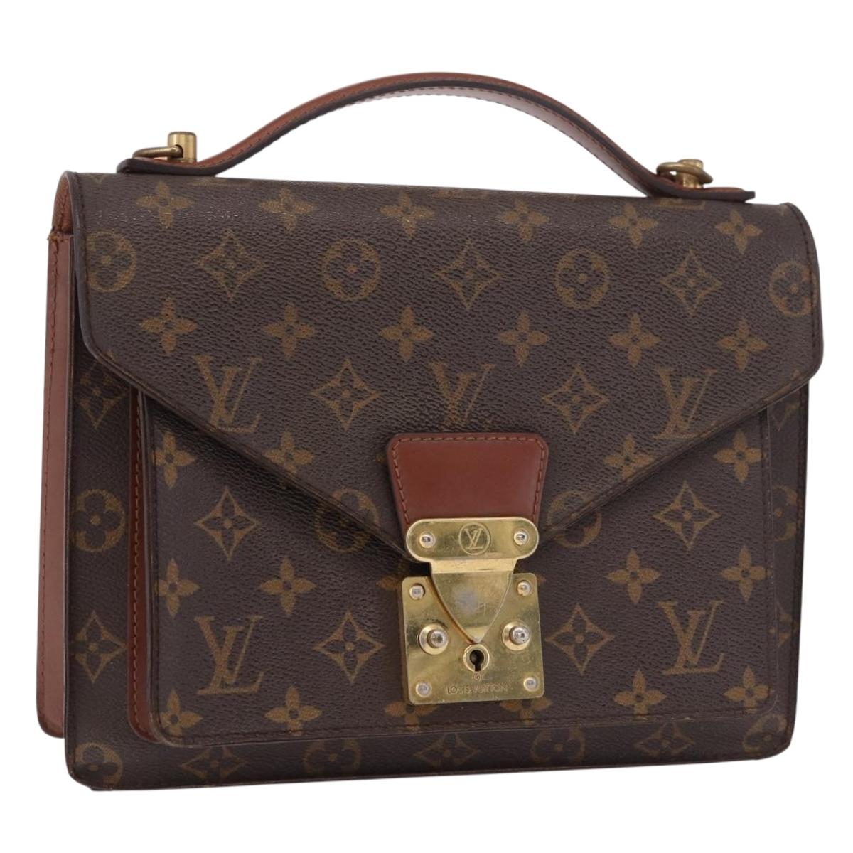 LOUIS VUITTON Monogram Monceau 26 Shoulder Bag M51187 LV Auth bs35663