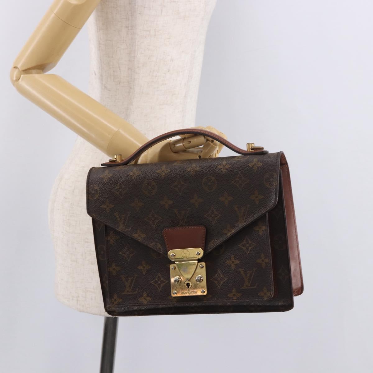 LOUIS VUITTON Monogram Monceau 26 Shoulder Bag M51187 LV Auth bs35663