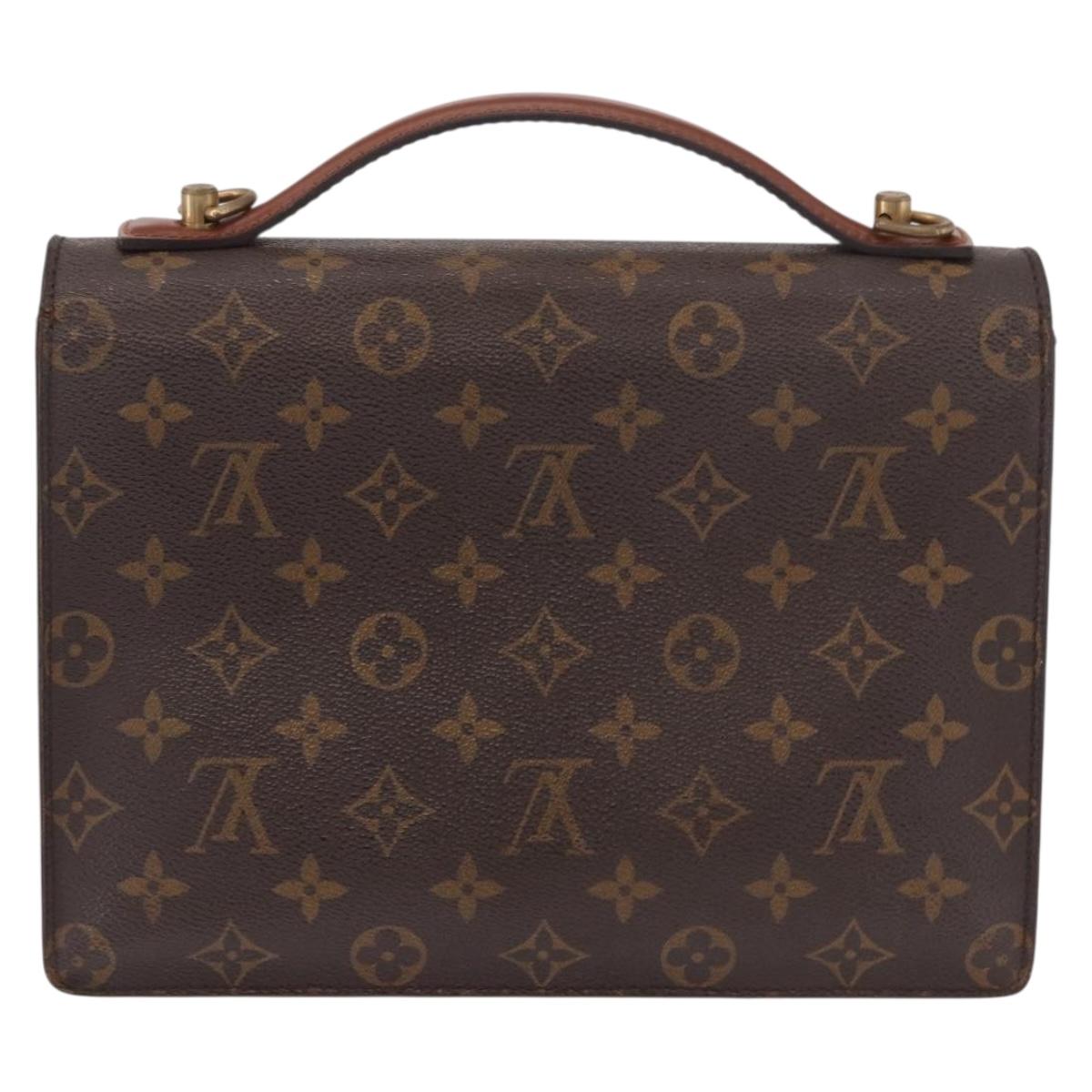 LOUIS VUITTON Monogram Monceau 26 Shoulder Bag M51187 LV Auth bs35663