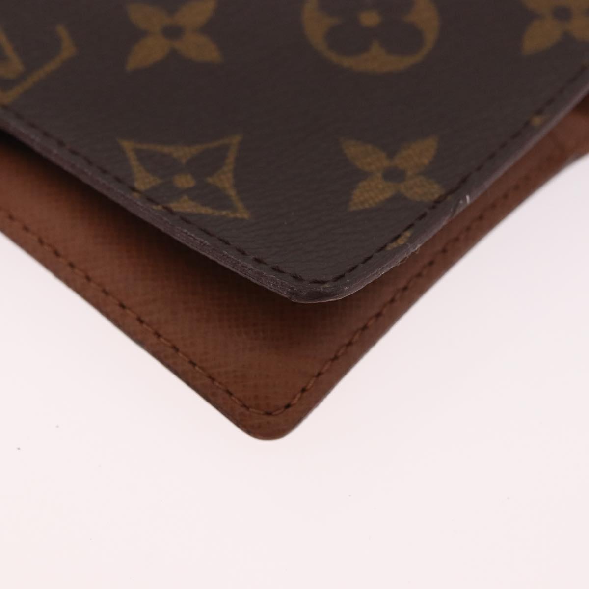 LOUIS VUITTON Monogram Agenda PM Day Planner Cover R20005 LV Auth bs35665