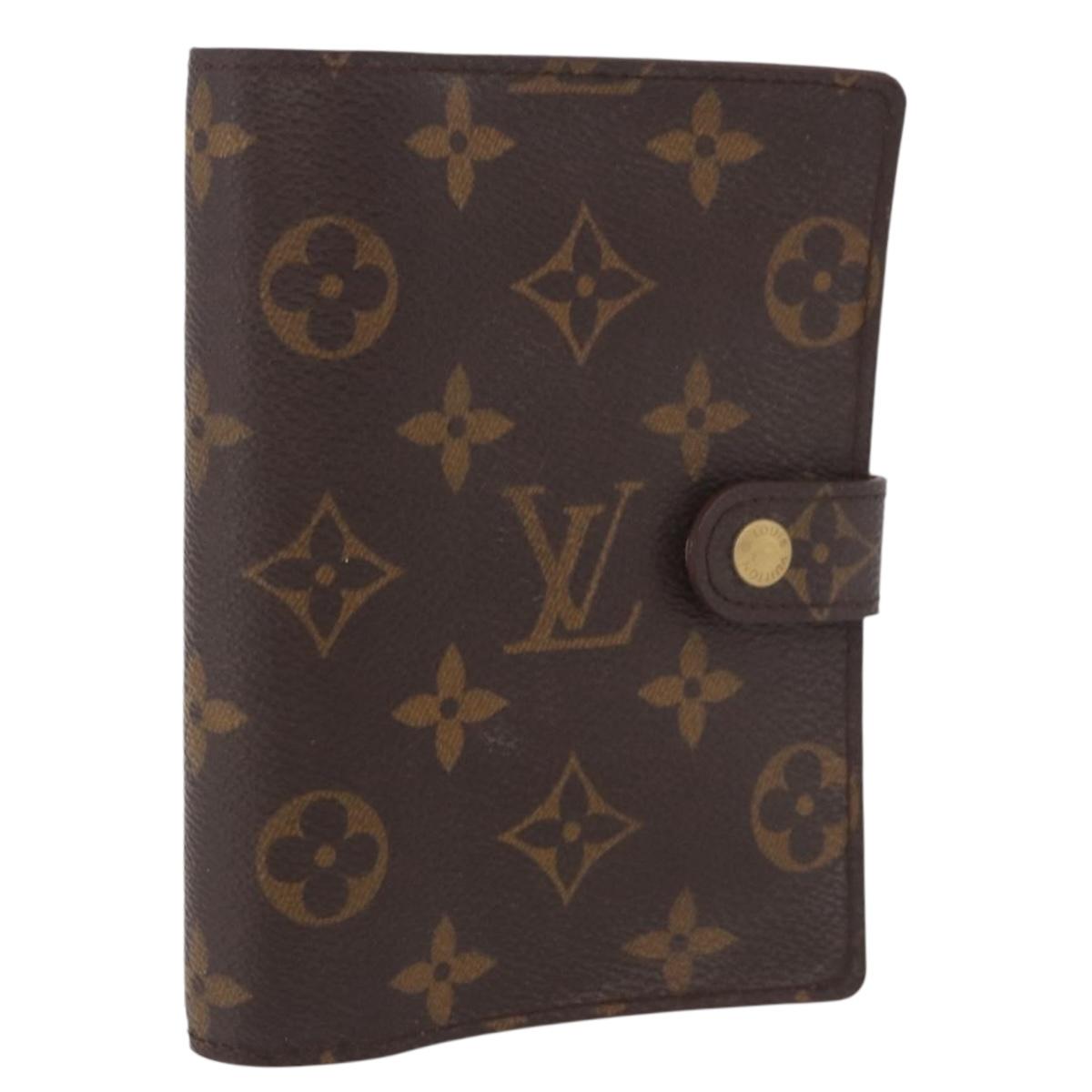LOUIS VUITTON Monogram Agenda PM Day Planner Cover R20005 LV Auth bs35665