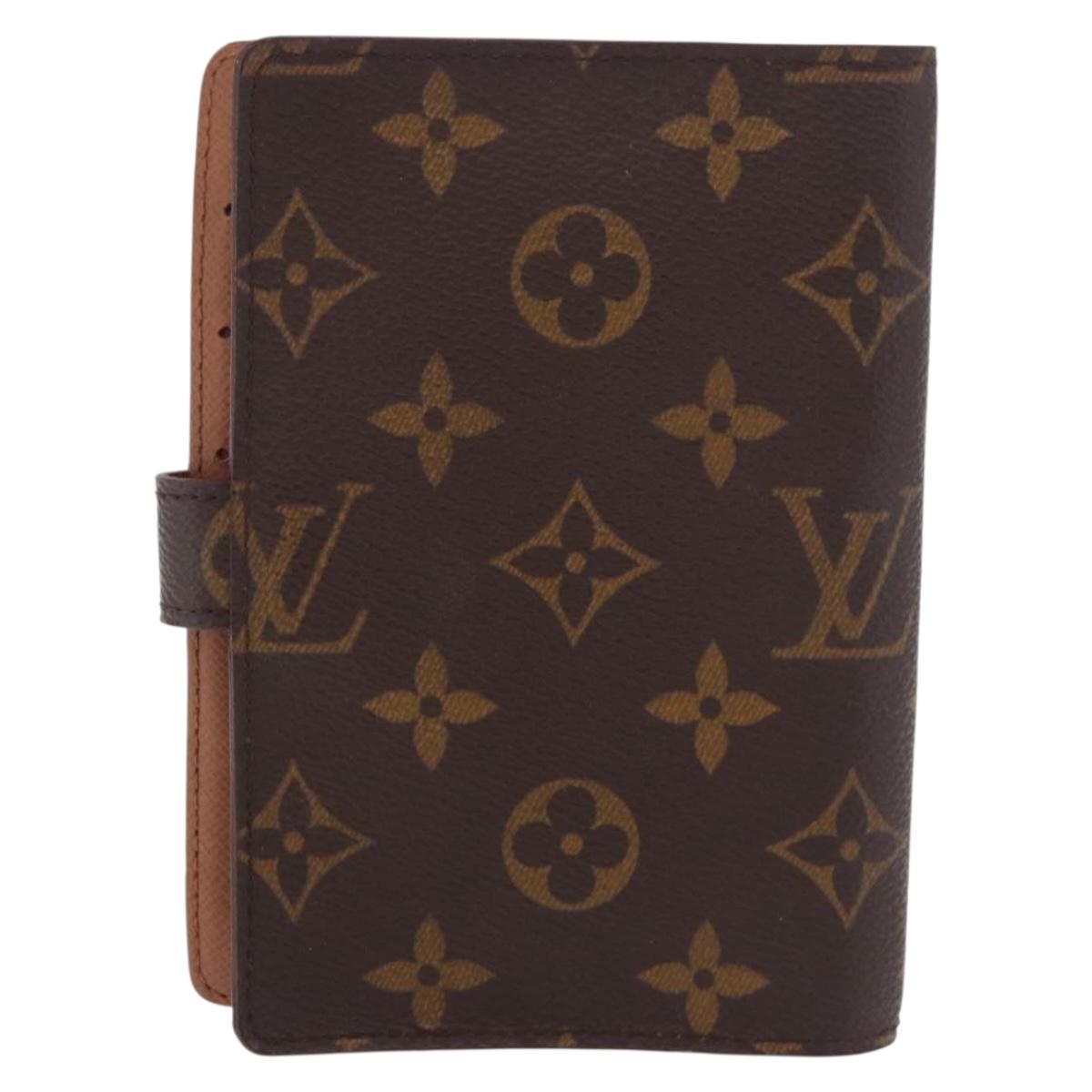 LOUIS VUITTON Monogram Agenda PM Day Planner Cover R20005 LV Auth bs35665