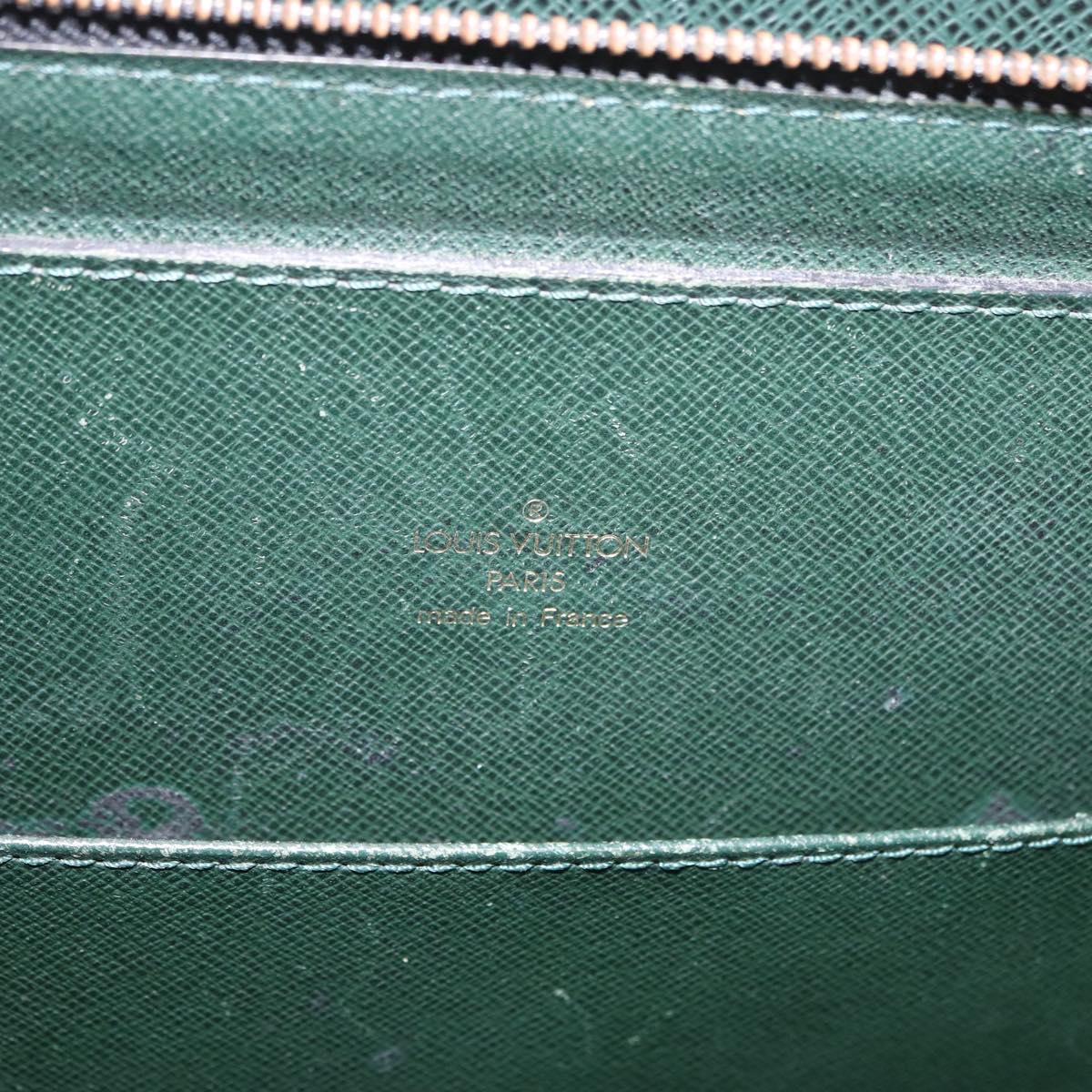 LOUIS VUITTON Taiga Porte Documents Rozan Bag Epicea M30054 LV Auth bs35691