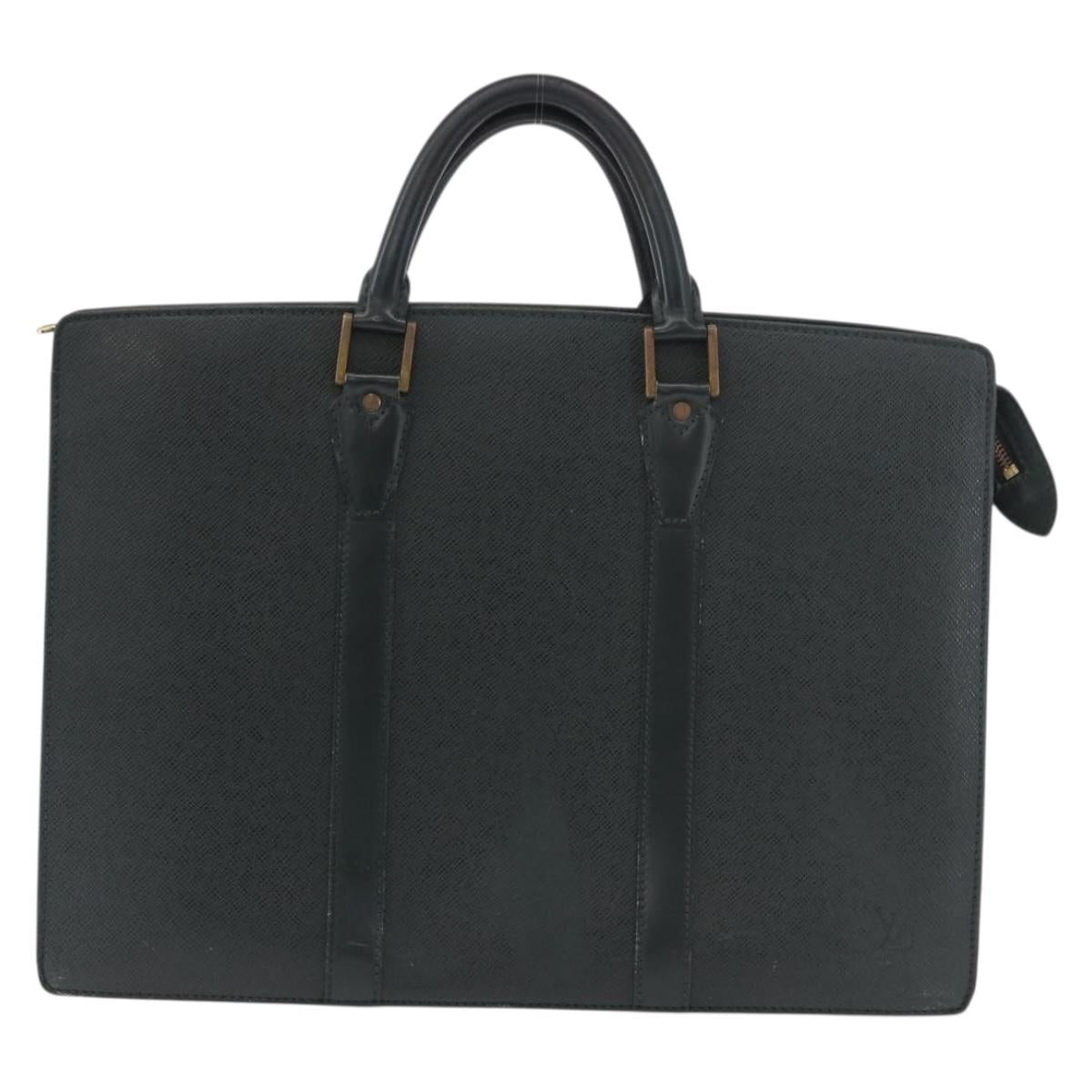 LOUIS VUITTON Taiga Porte Documents Rozan Bag Epicea M30054 LV Auth bs35691