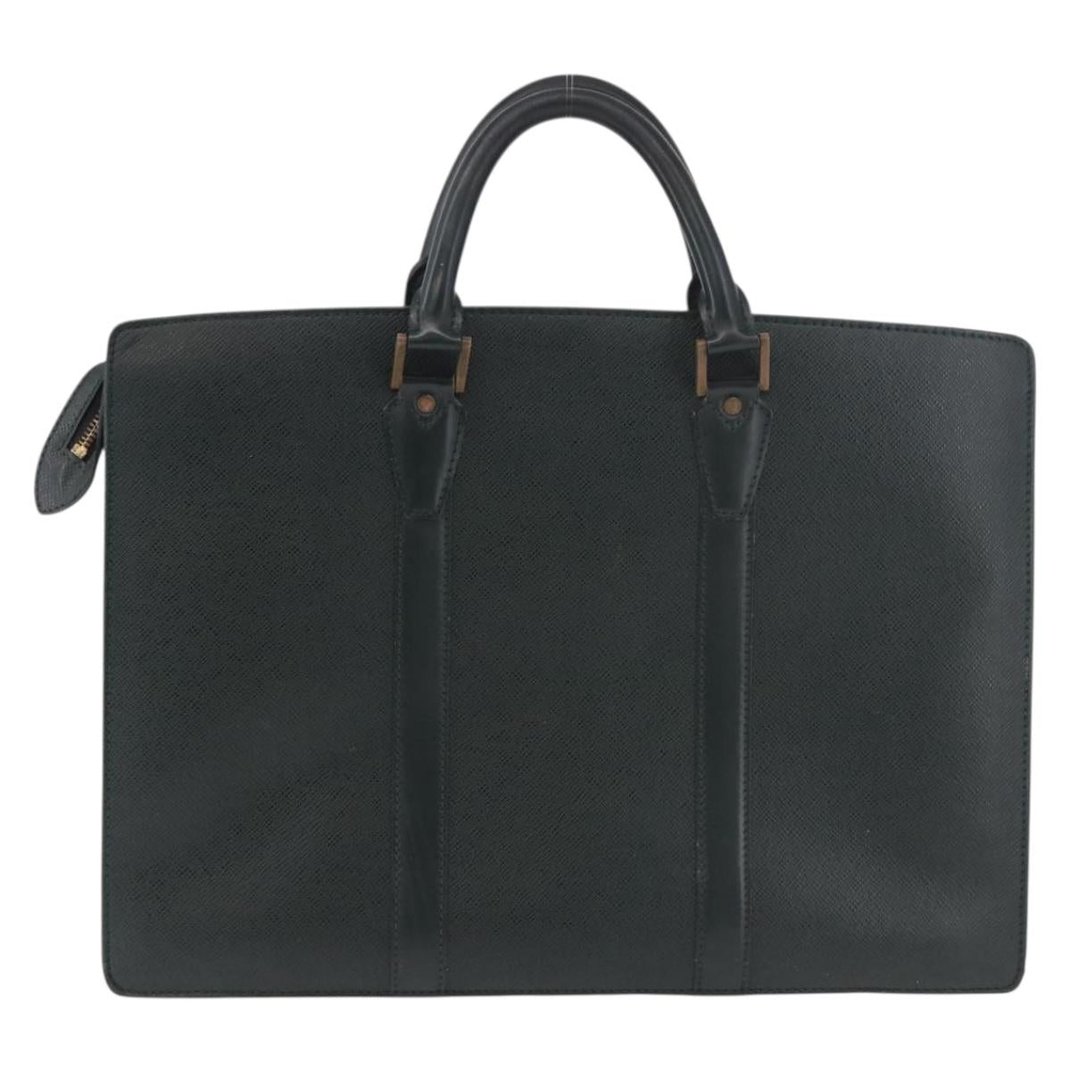 LOUIS VUITTON Taiga Porte Documents Rozan Bag Epicea M30054 LV Auth bs35691