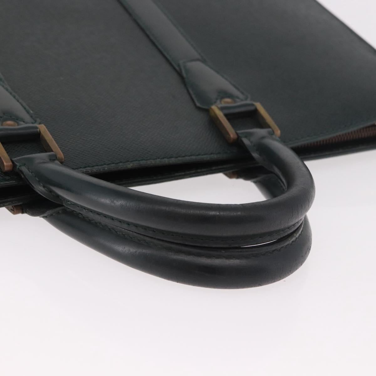 LOUIS VUITTON Taiga Porte Documents Rozan Bag Epicea M30054 LV Auth bs35691