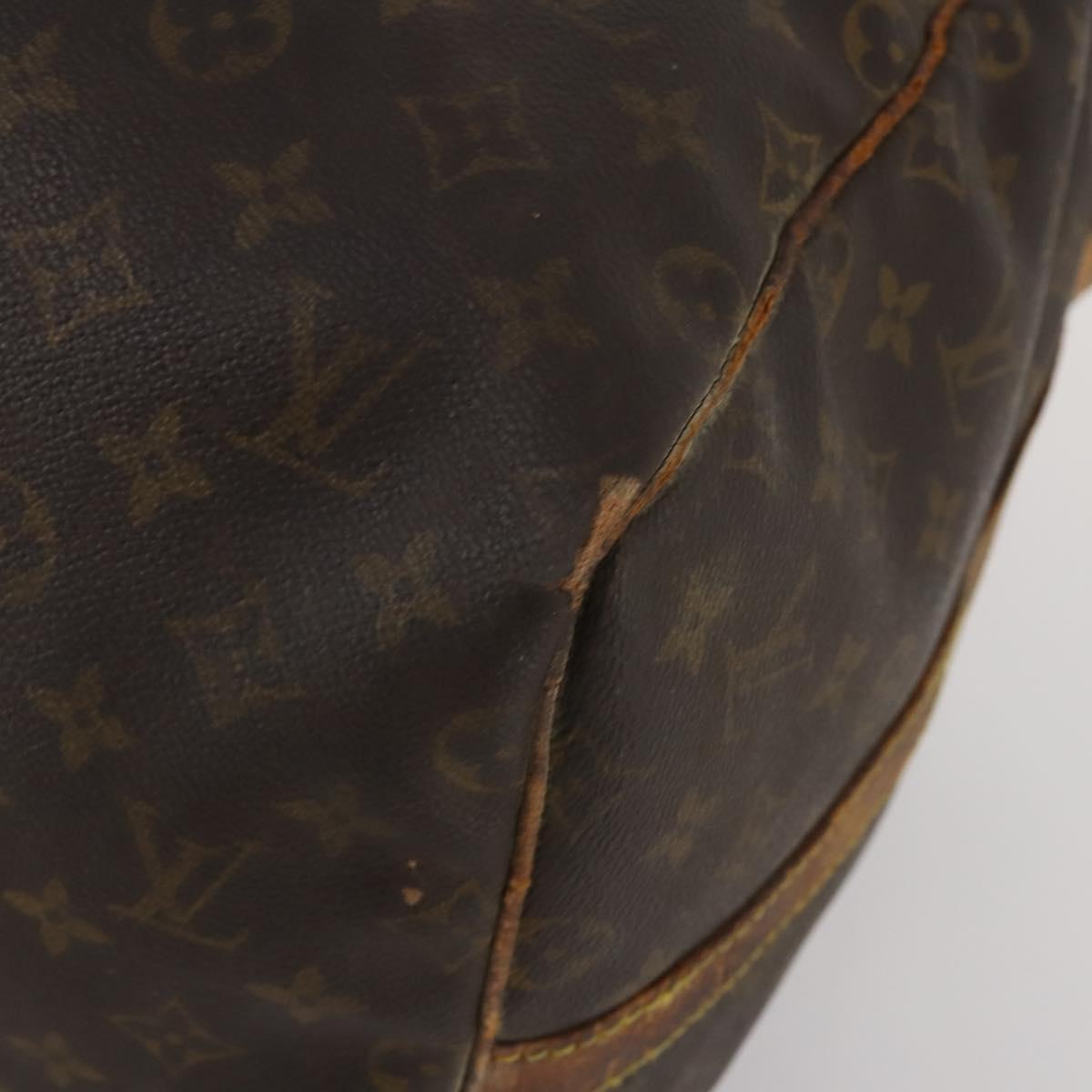 LOUIS VUITTON Monogram Keepall Bandouliere 55 Boston Bag M41414 LV Auth bs35693
