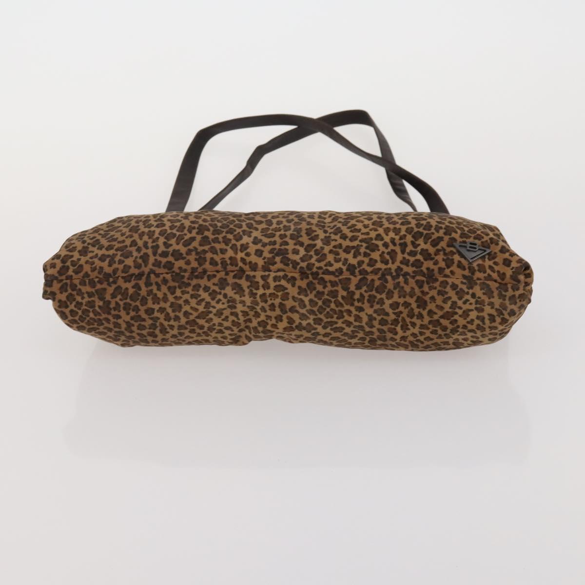 BOTTEGA VENETA Shoulder Bag Cotton jersey 3 Set Brown Black Auth bs35694