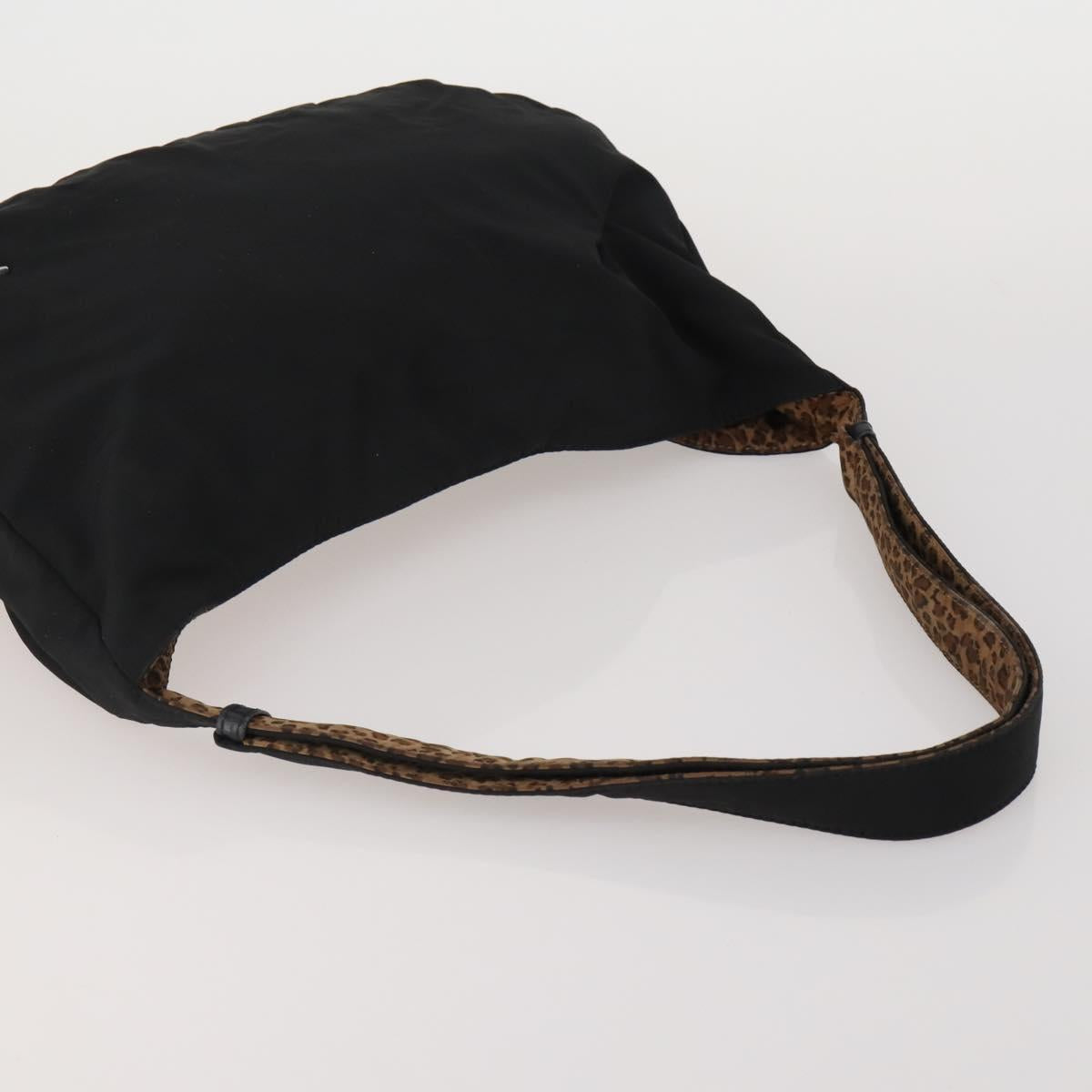 BOTTEGA VENETA Shoulder Bag Cotton jersey 3 Set Brown Black Auth bs35694