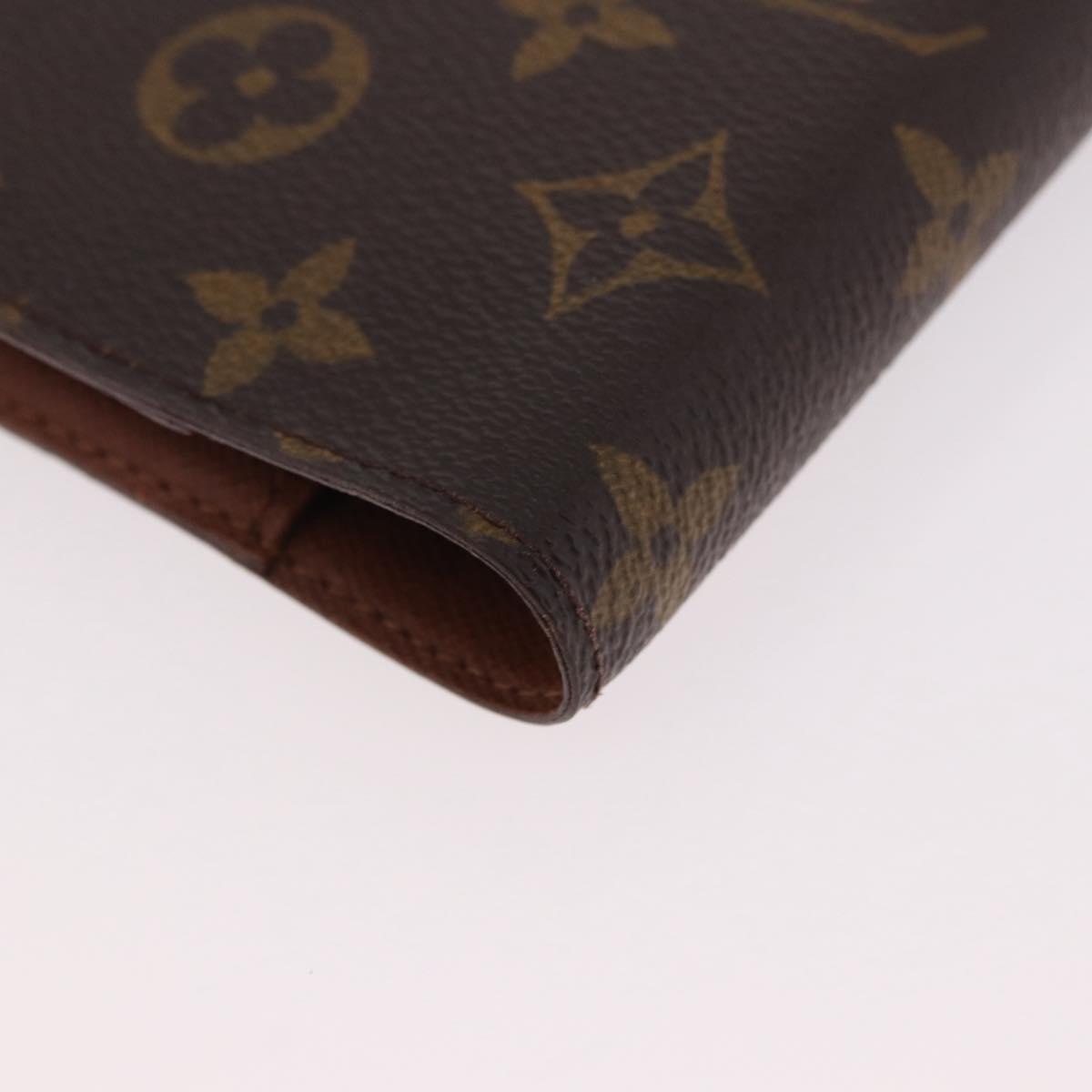 LOUIS VUITTON Monogram Agenda PM Day Planner Cover R20005 LV Auth bs35704