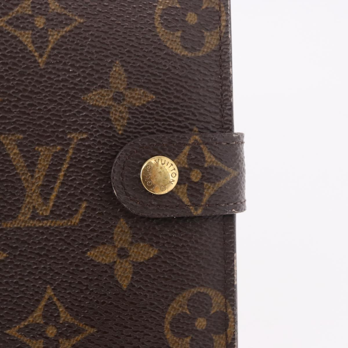 LOUIS VUITTON Monogram Agenda PM Day Planner Cover R20005 LV Auth bs35705