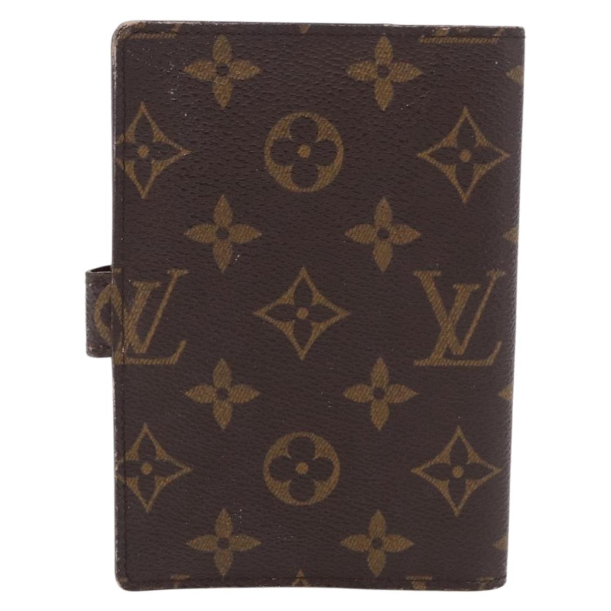 LOUIS VUITTON Monogram Agenda PM Day Planner Cover R20005 LV Auth bs35705