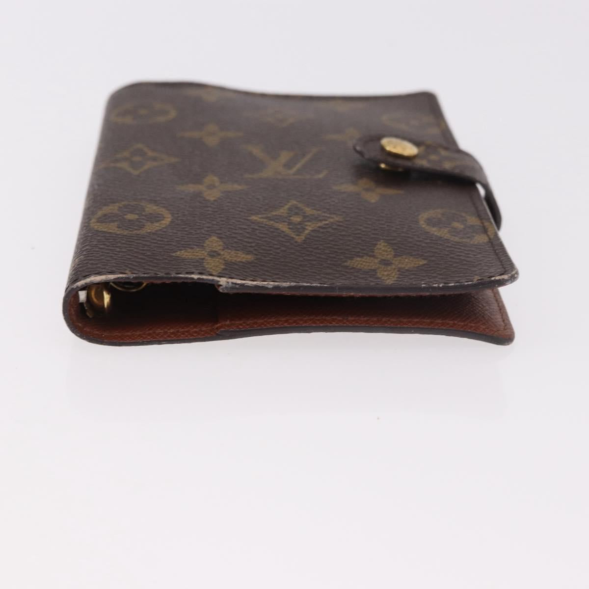 LOUIS VUITTON Monogram Agenda PM Day Planner Cover R20005 LV Auth bs35705