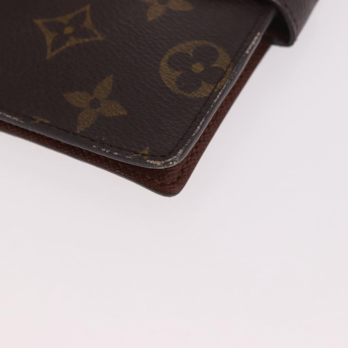 LOUIS VUITTON Monogram Agenda PM Day Planner Cover R20005 LV Auth bs35705