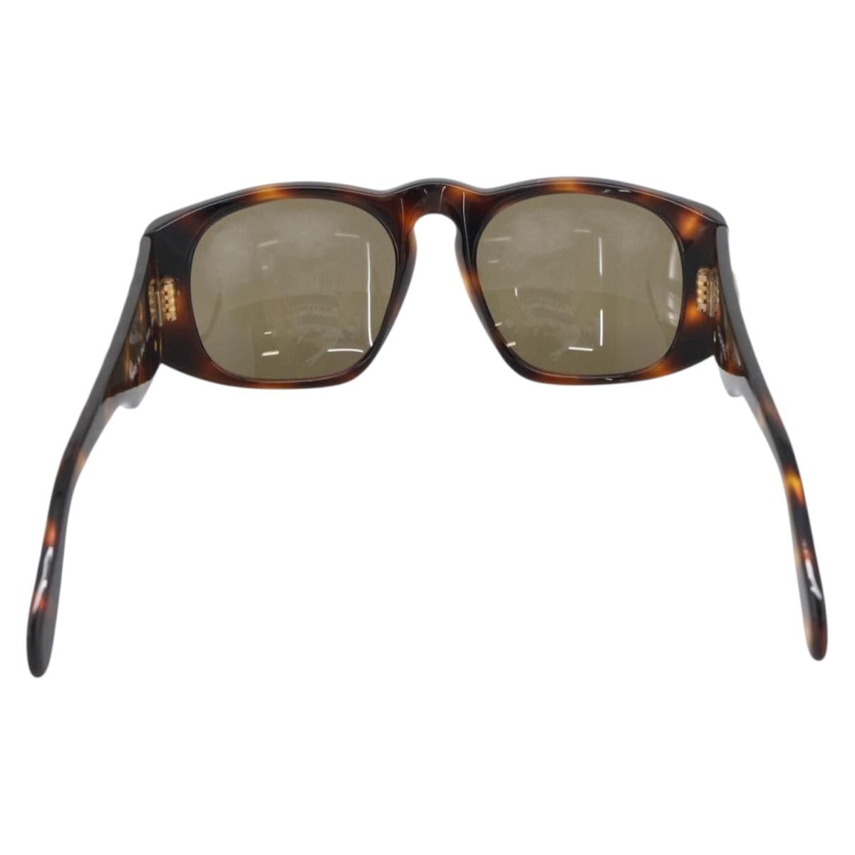 CHANEL Sunglasses plastic 3 Set Black Brown CC Auth bs35709