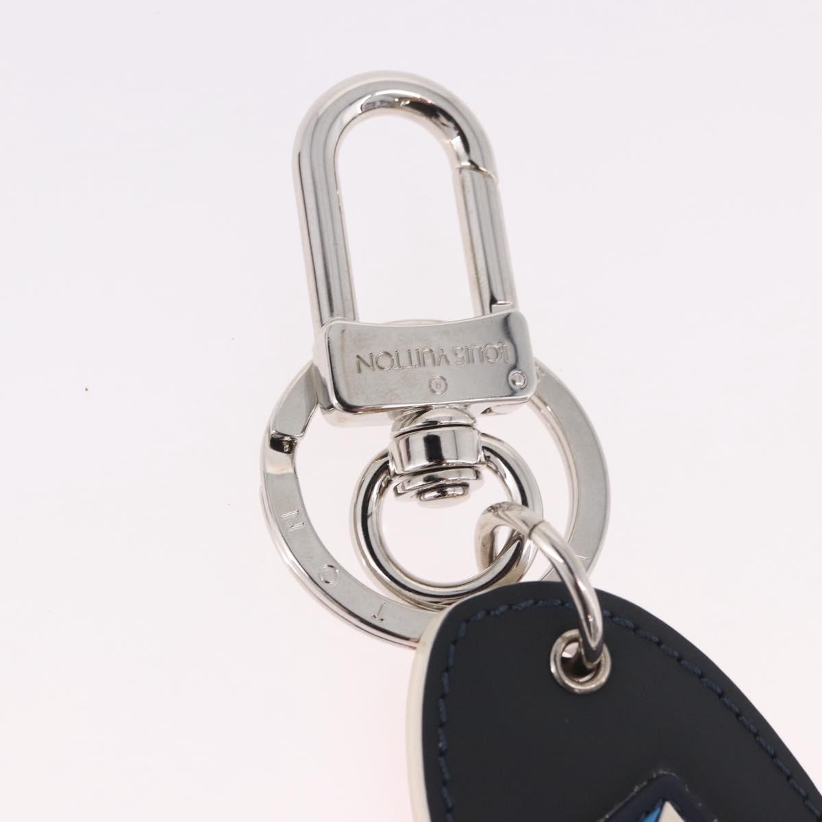 LOUIS VUITTON Whale America's Cup Charm Leather Red Black M62347 Auth bs35710V