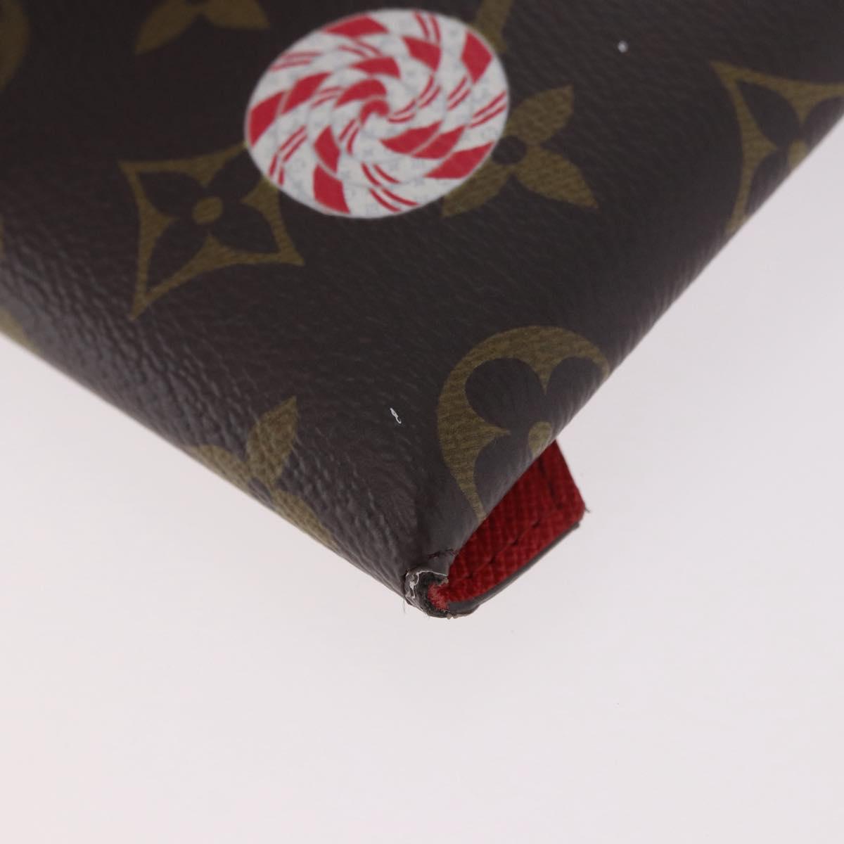 LOUIS VUITTON Monogram Vivienne Bag Pochette Kirigami Pouch M12203 Auth bs35711V