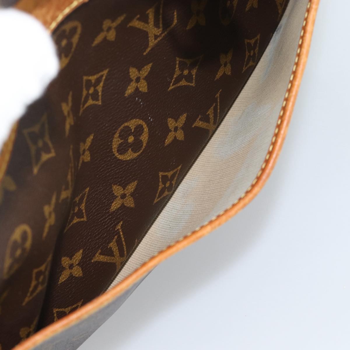 LOUIS VUITTON Monogram Trouville Hand Bag M42228 LV Auth bs35729