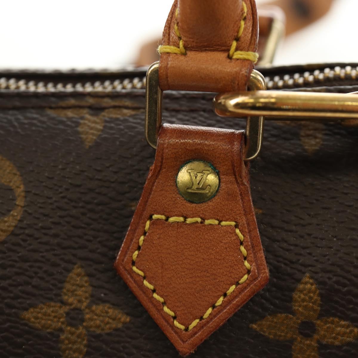 LOUIS VUITTON Monogram Mini Speedy Hand Bag M41534 LV Auth bs35730V