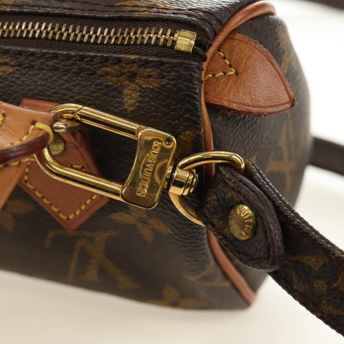 LOUIS VUITTON Monogram Mini Speedy Hand Bag M41534 LV Auth bs35730V
