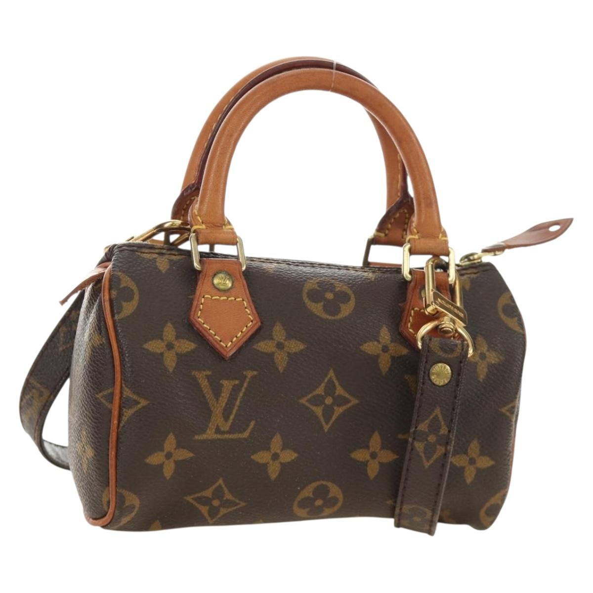 LOUIS VUITTON Monogram Mini Speedy Hand Bag M41534 LV Auth bs35730V