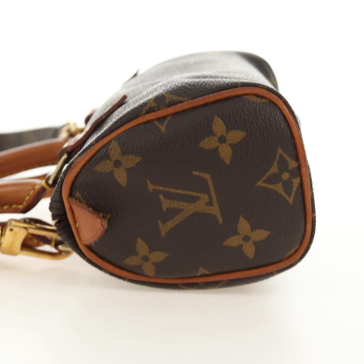 LOUIS VUITTON Monogram Mini Speedy Hand Bag M41534 LV Auth bs35730V