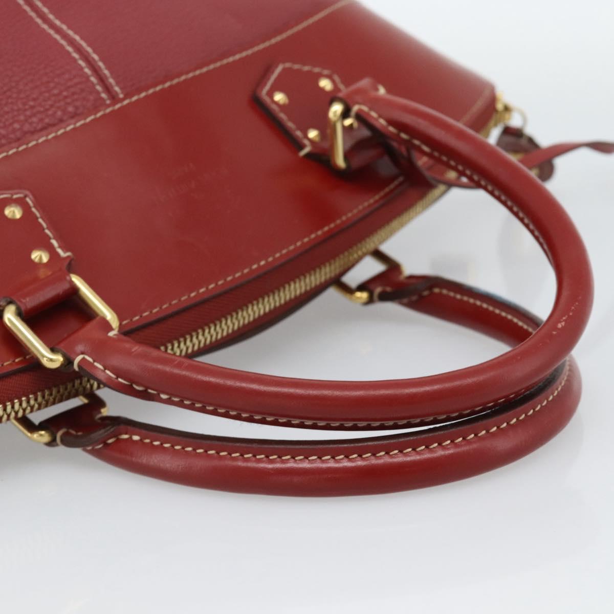 LOUIS VUITTON Lockit Hand Bag Suhari Red M95862 LV Auth bs35734A