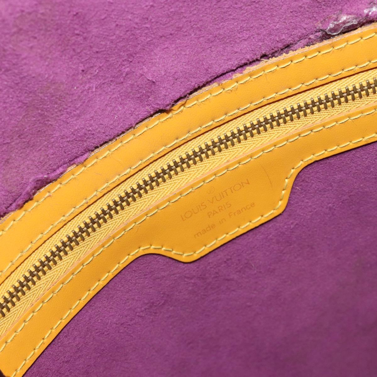 LOUIS VUITTON Epi Lussac Shoulder Bag Yellow M52289 LV Auth bs35736