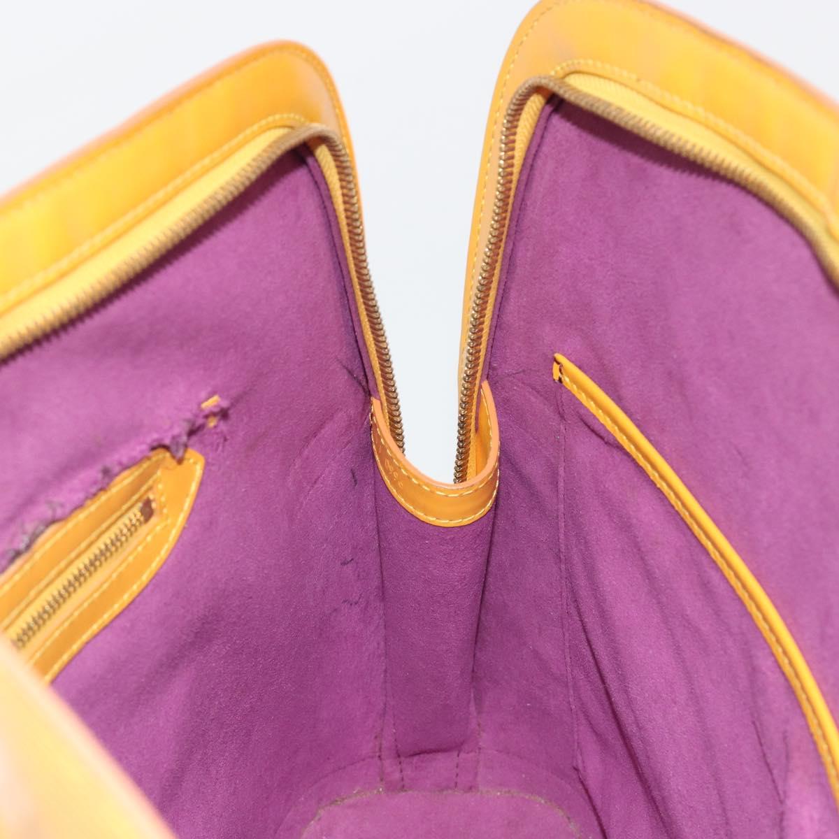 LOUIS VUITTON Epi Lussac Shoulder Bag Yellow M52289 LV Auth bs35736