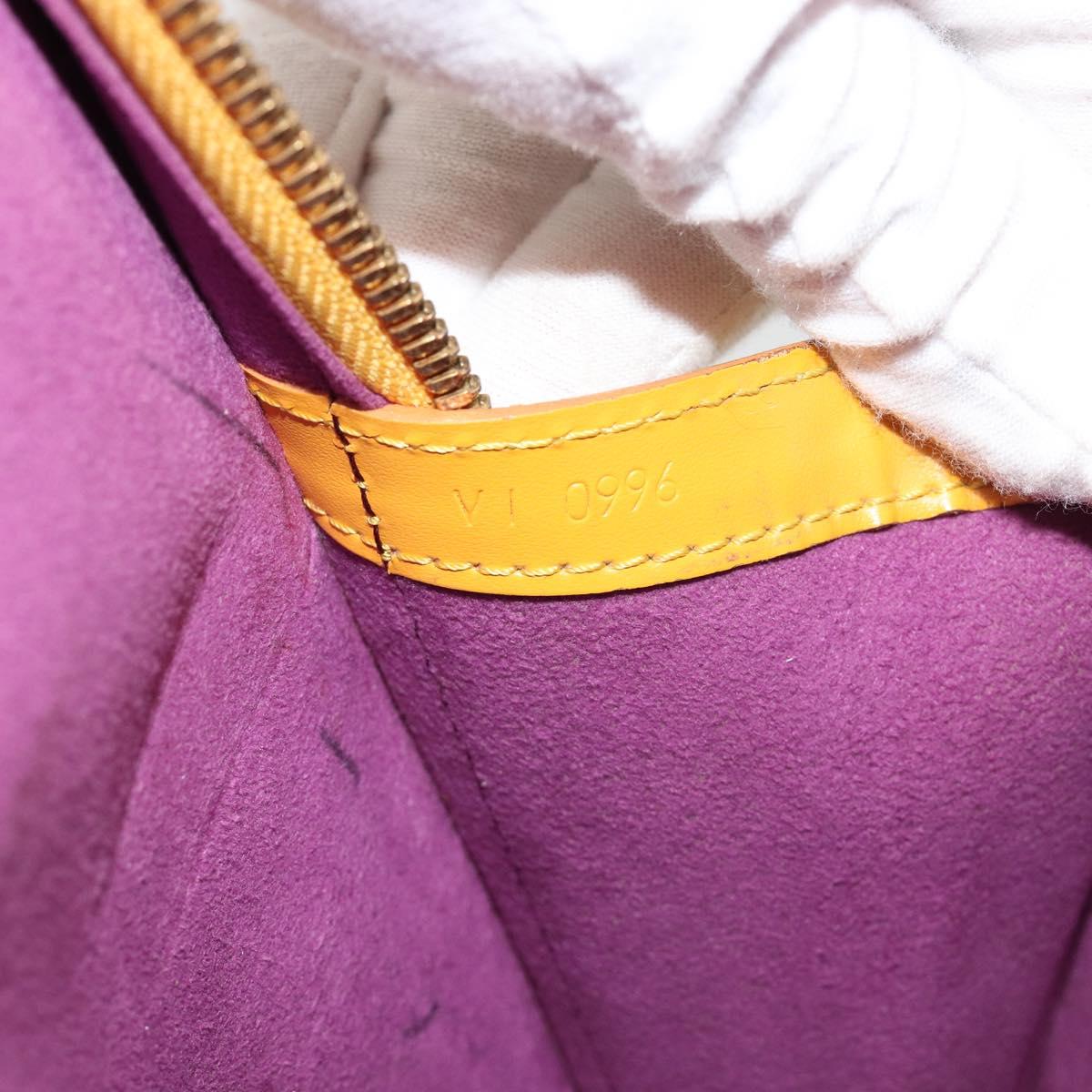 LOUIS VUITTON Epi Lussac Shoulder Bag Yellow M52289 LV Auth bs35736
