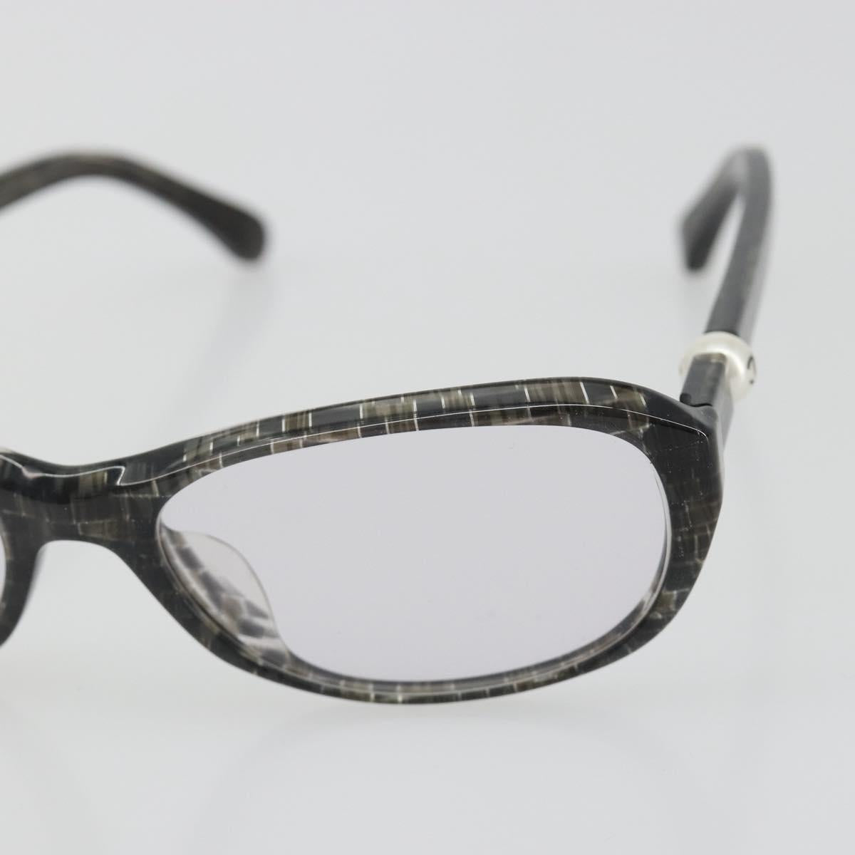 CHANEL Sunglasses plastic Brown CC Auth bs35741