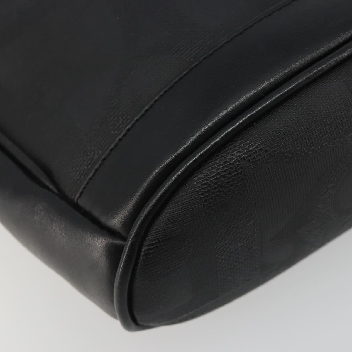 Christian Dior Trotter Shoulder Bag Black Gold Auth bs35747