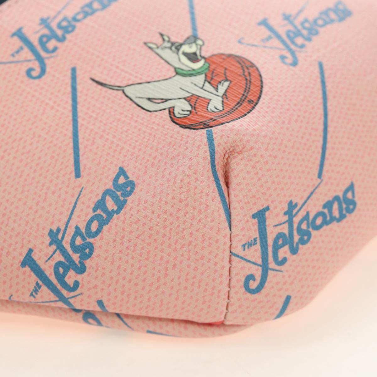 GUCCI x Jetson Waist bag PVC Pink 502095 Auth bs35751M
