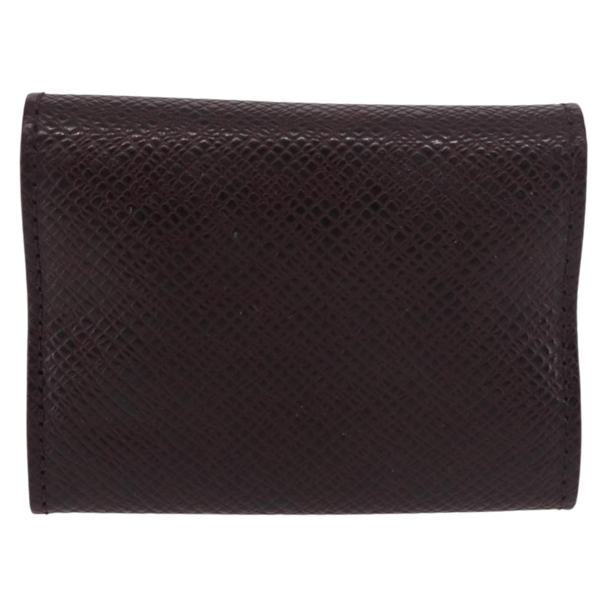 LOUIS VUITTON Taiga Buton de Manchette Cuffs Ardoise Silver M30566 Auth bs35759