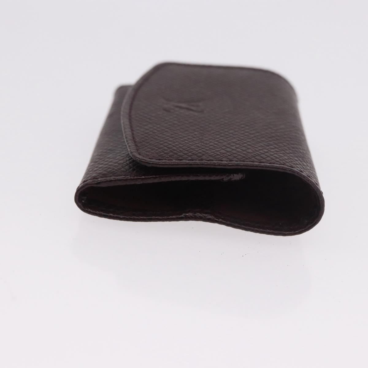 LOUIS VUITTON Taiga Buton de Manchette Cuffs Ardoise Silver M30566 Auth bs35759