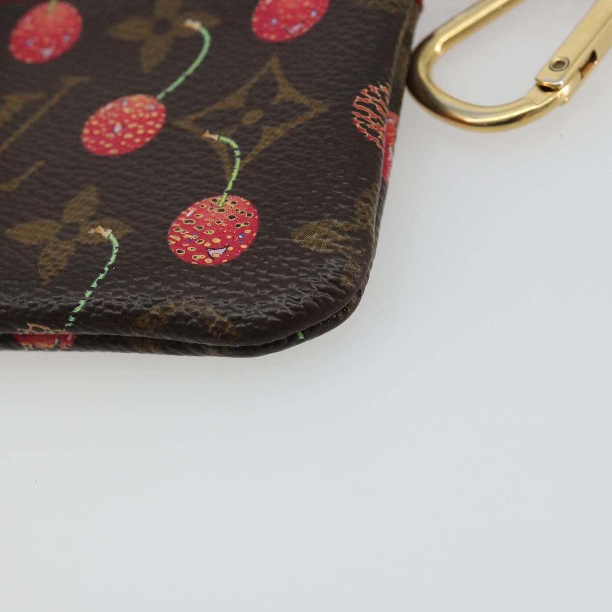 LOUIS VUITTON Monogram Cherry Pochette Cles Coin Purse M95042 LV Auth bs35761