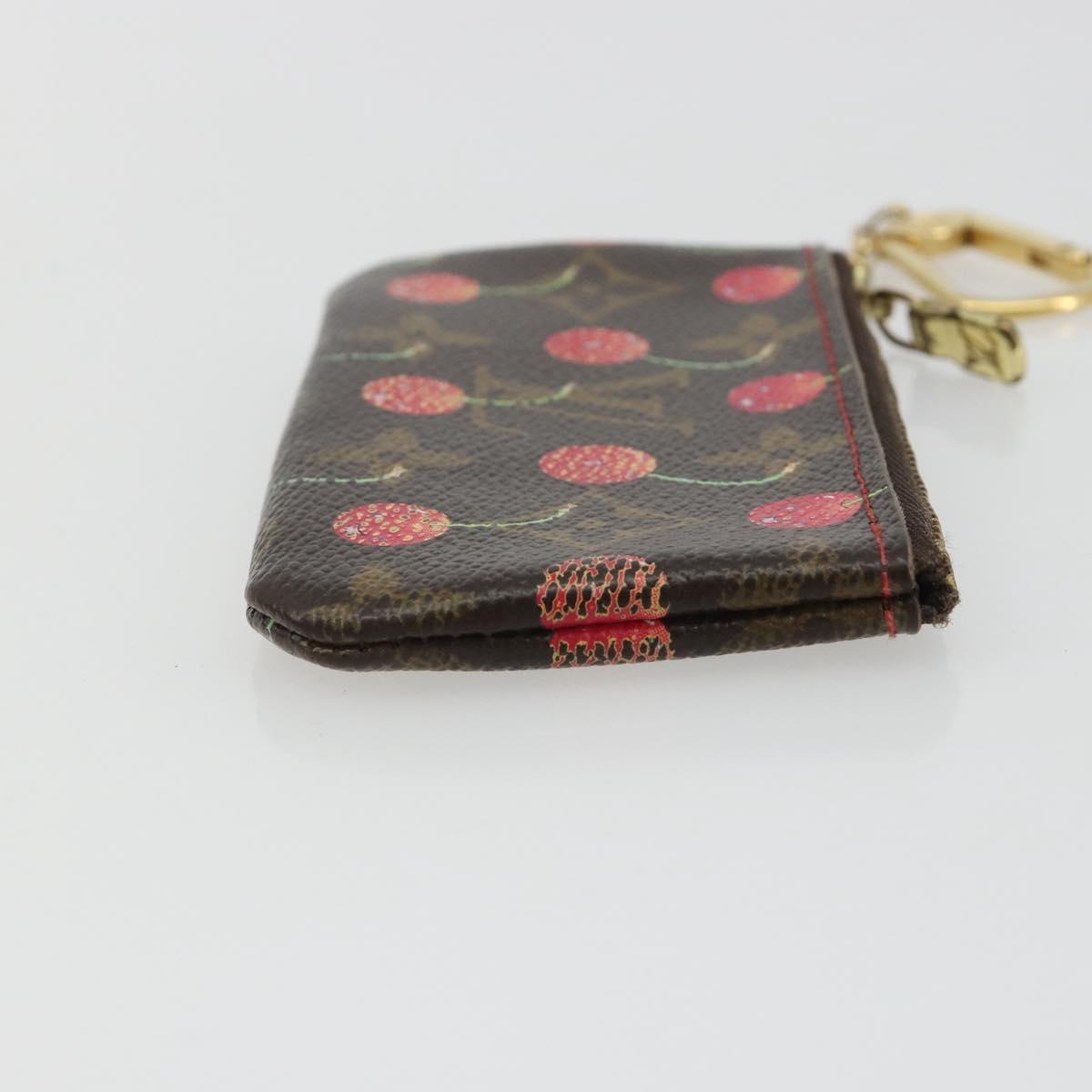 LOUIS VUITTON Monogram Cherry Pochette Cles Coin Purse M95042 LV Auth bs35761