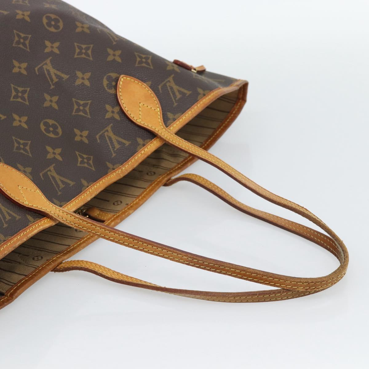 LOUIS VUITTON Monogram Neverfull MM Tote Bag M40156 LV Auth bs35763A