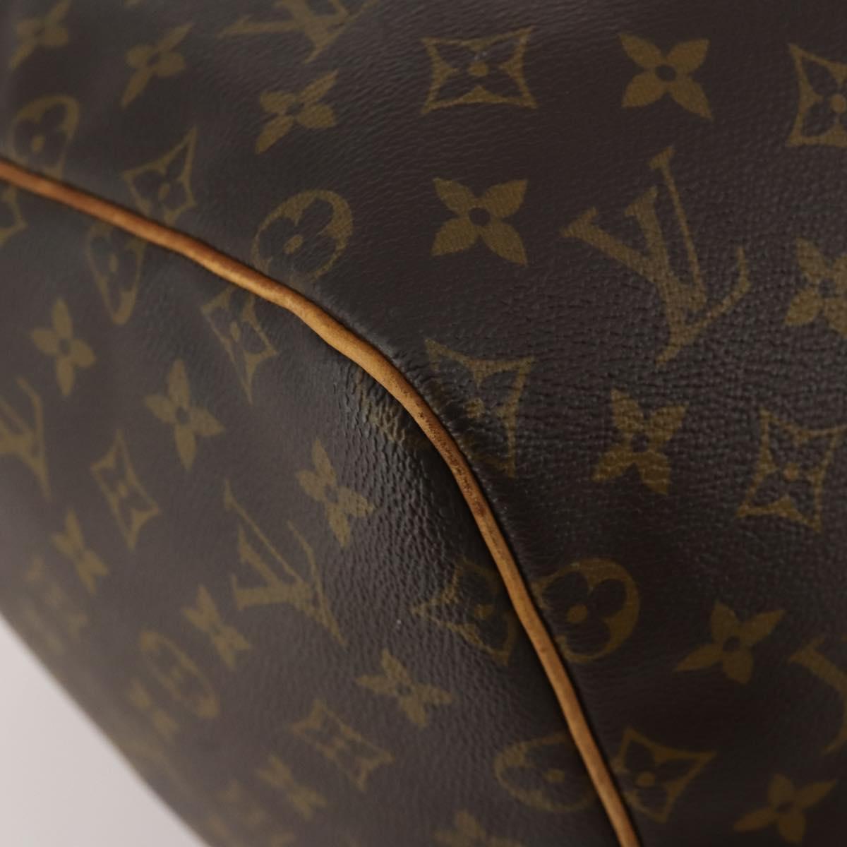 LOUIS VUITTON Monogram Keepall 55 Boston Bag M41424 LV Auth bs35764