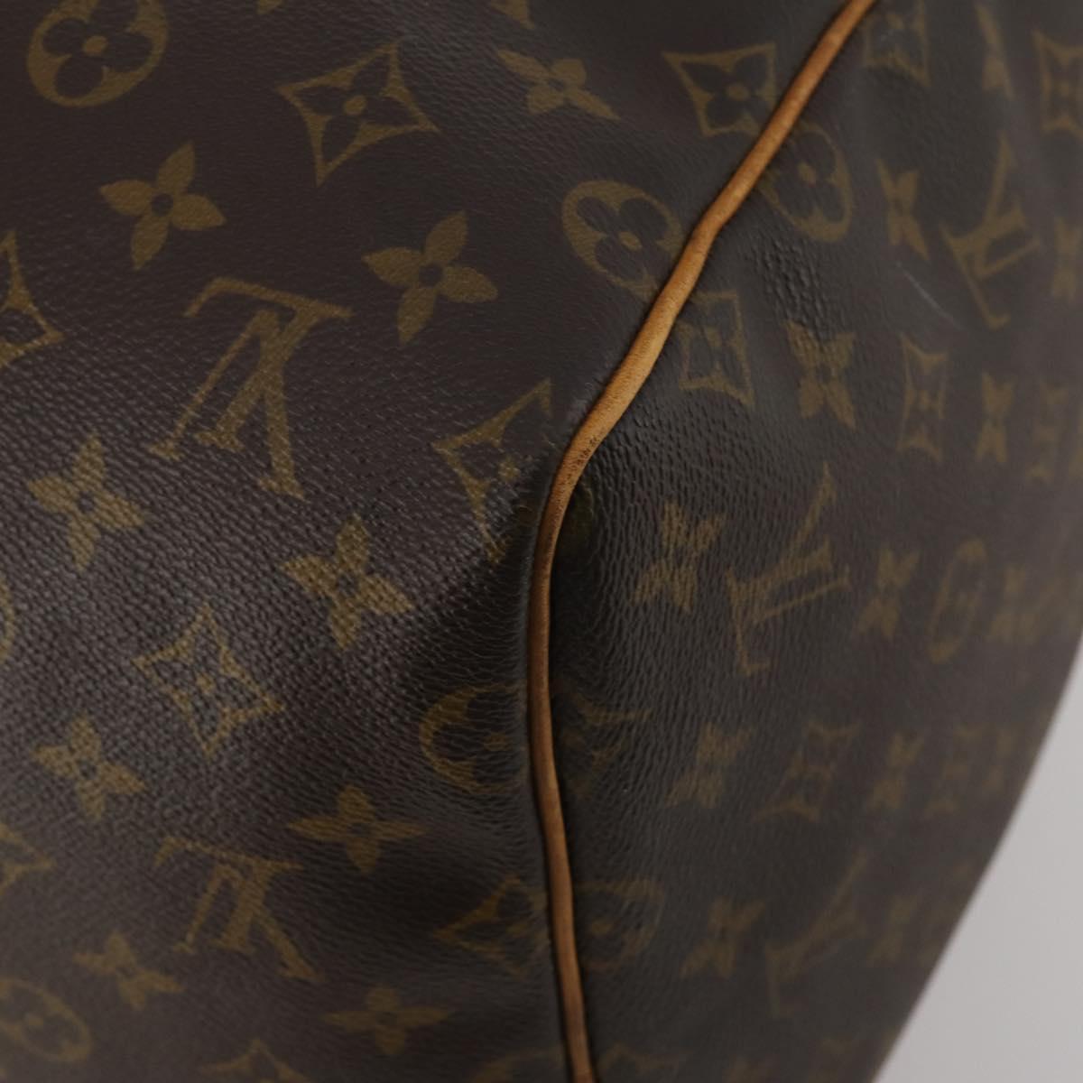 LOUIS VUITTON Monogram Keepall 55 Boston Bag M41424 LV Auth bs35764