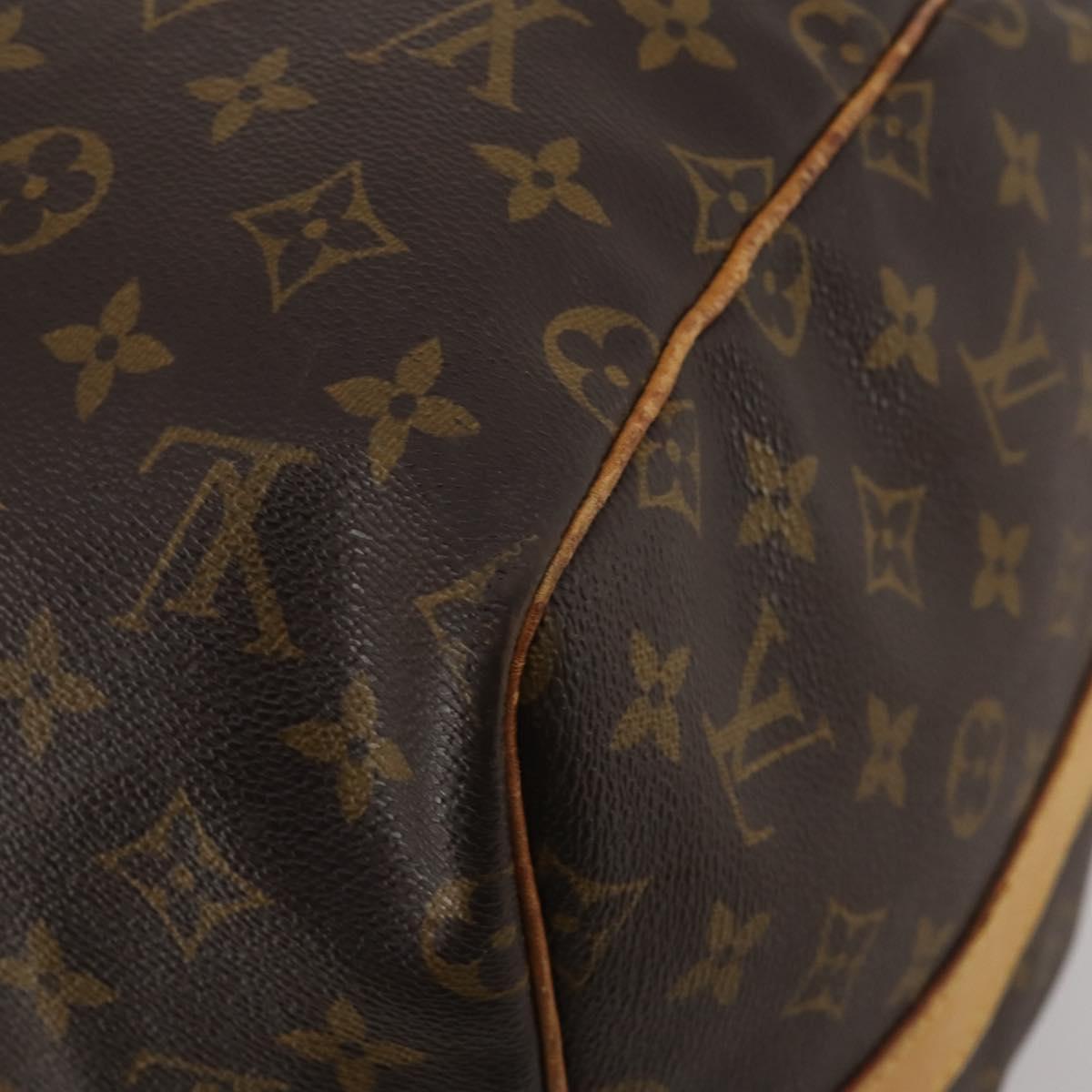LOUIS VUITTON Monogram Keepall Bandouliere 55 Boston Bag M41414 LV Auth bs35765