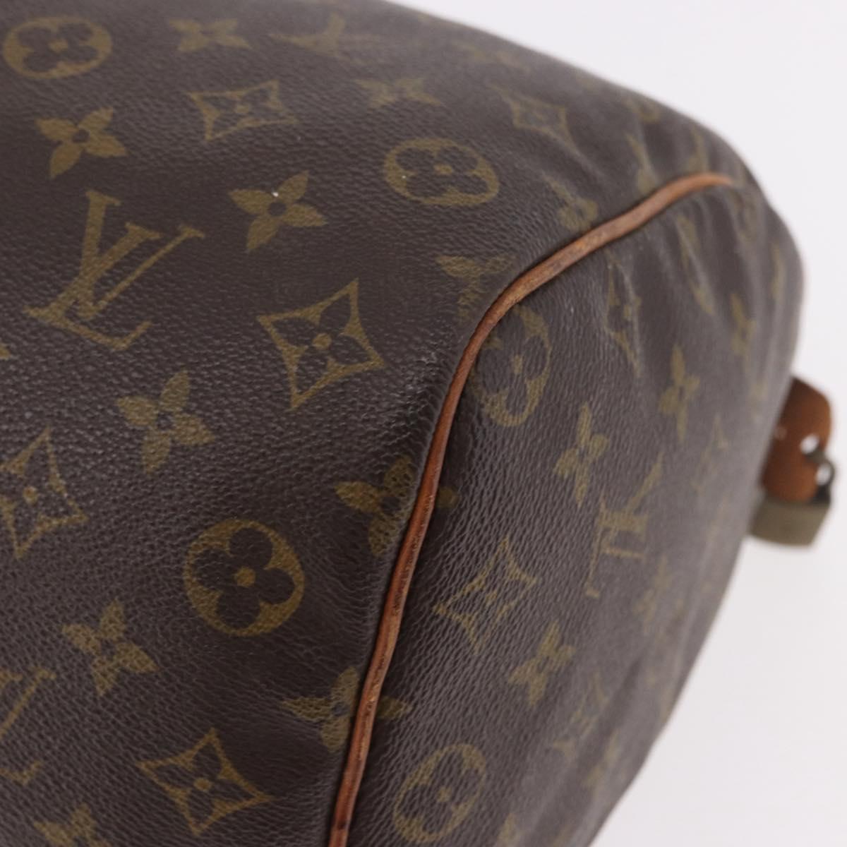 LOUIS VUITTON Monogram Speedy 35 Hand Bag M41524 LV Auth bs35768