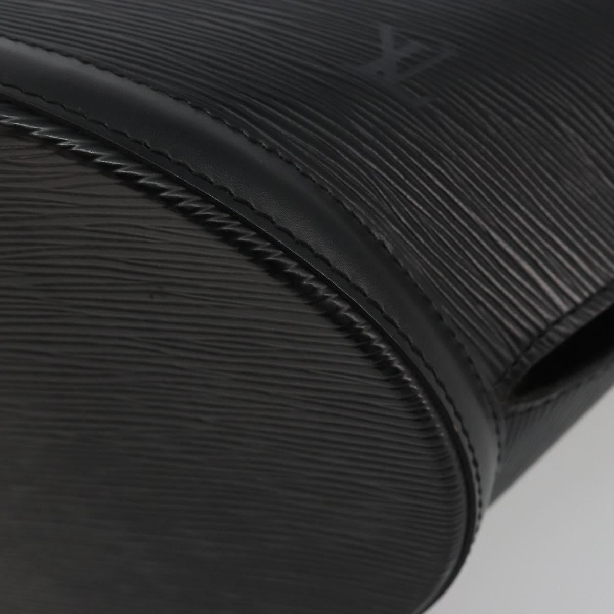 LOUIS VUITTON Epi Saint Jacques Shopping Shoulder Bag Black M52262 Auth bs35780V