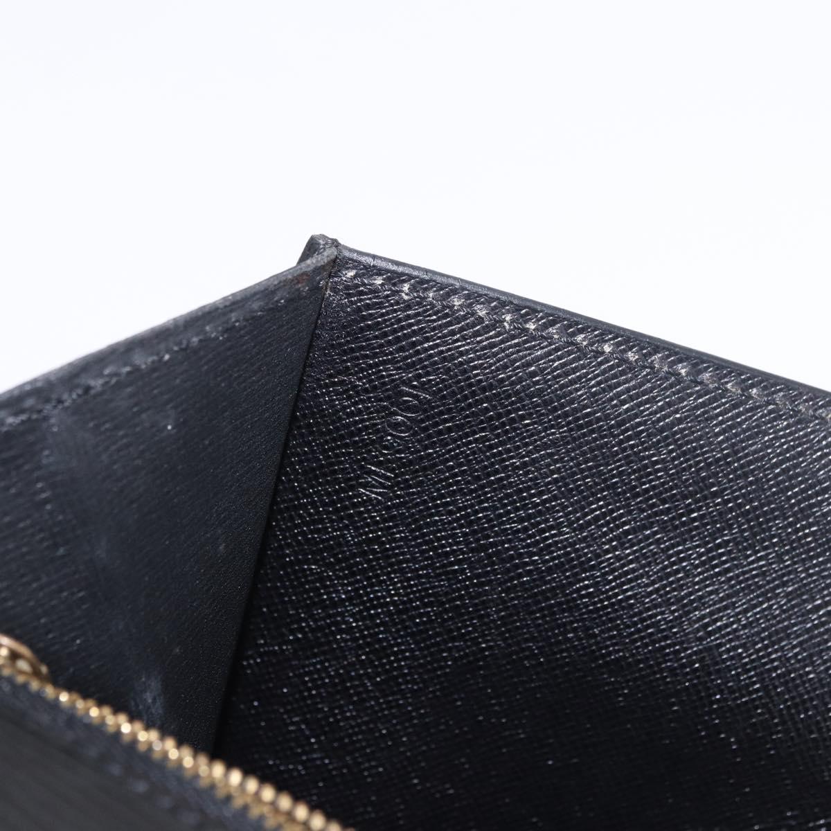 LOUIS VUITTON Epi Sellier Dragonne Clutch Bag Black M52612 LV Auth bs35798A