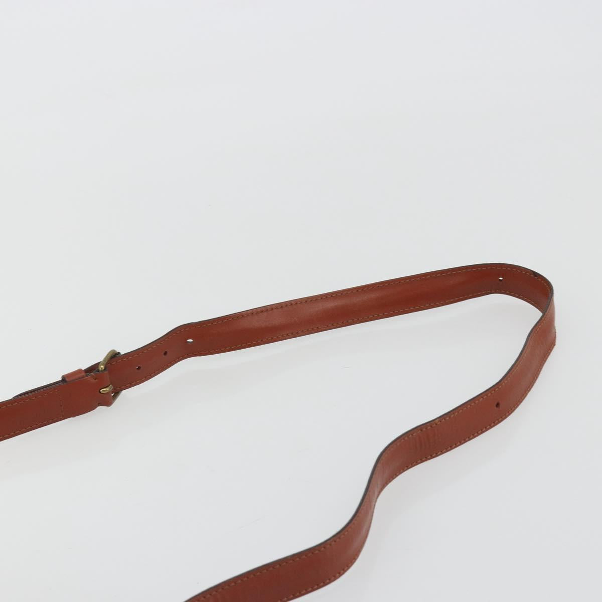 LOUIS VUITTON Epi Cartouchiere MM Shoulder Bag Brown M52243 LV Auth bs35803