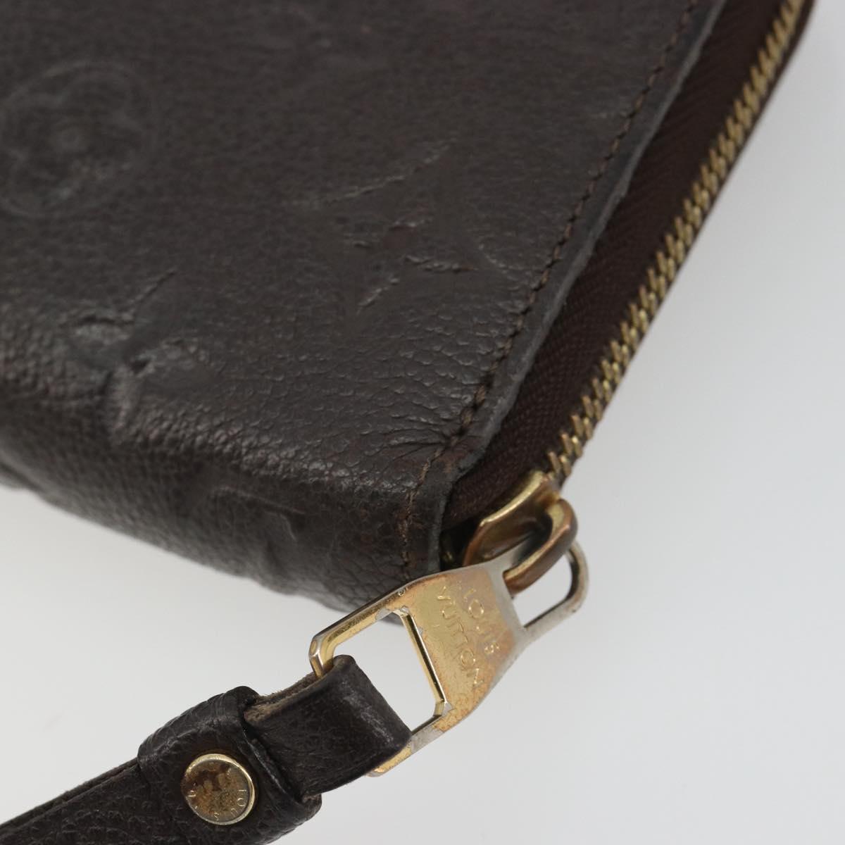 LOUIS VUITTON Monogram Empreinte Zippy Wallet Tail M60548 LV Auth bs35817